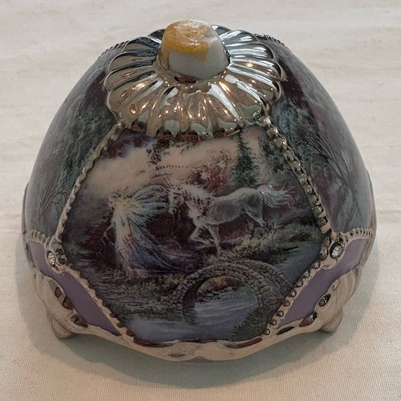 Mystic Unicorn Music Box Enchanted Wonder Ardleigh Elliott - Picture 1 of 7